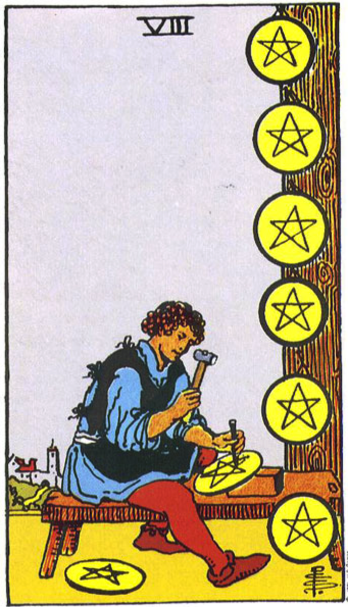 Eight of Pentacles: The Card as a Person