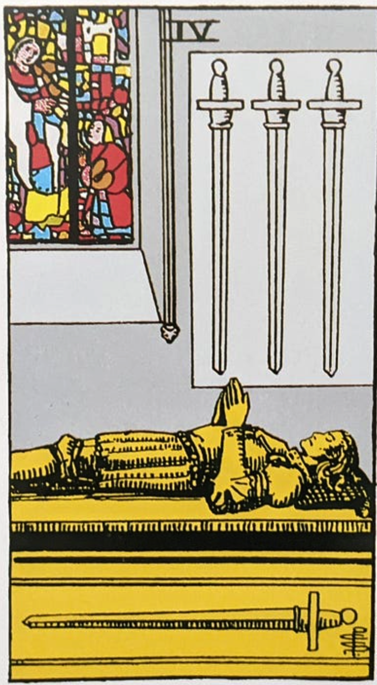 Four of Swords: The Card as a Person