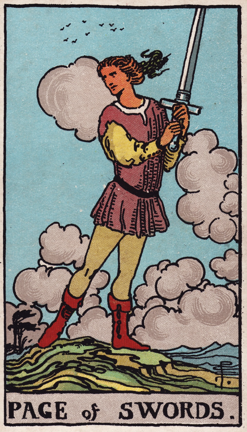 Page of Swords: The Card as a Person