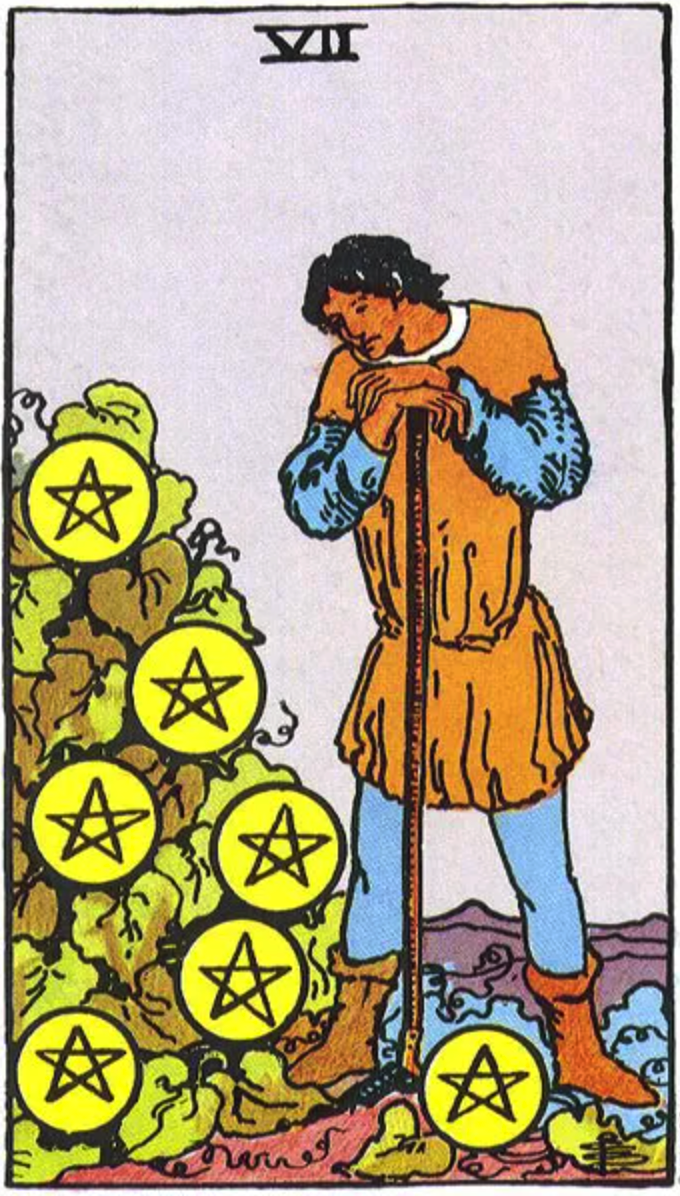 Seven of Pentacles: The Card as a Person