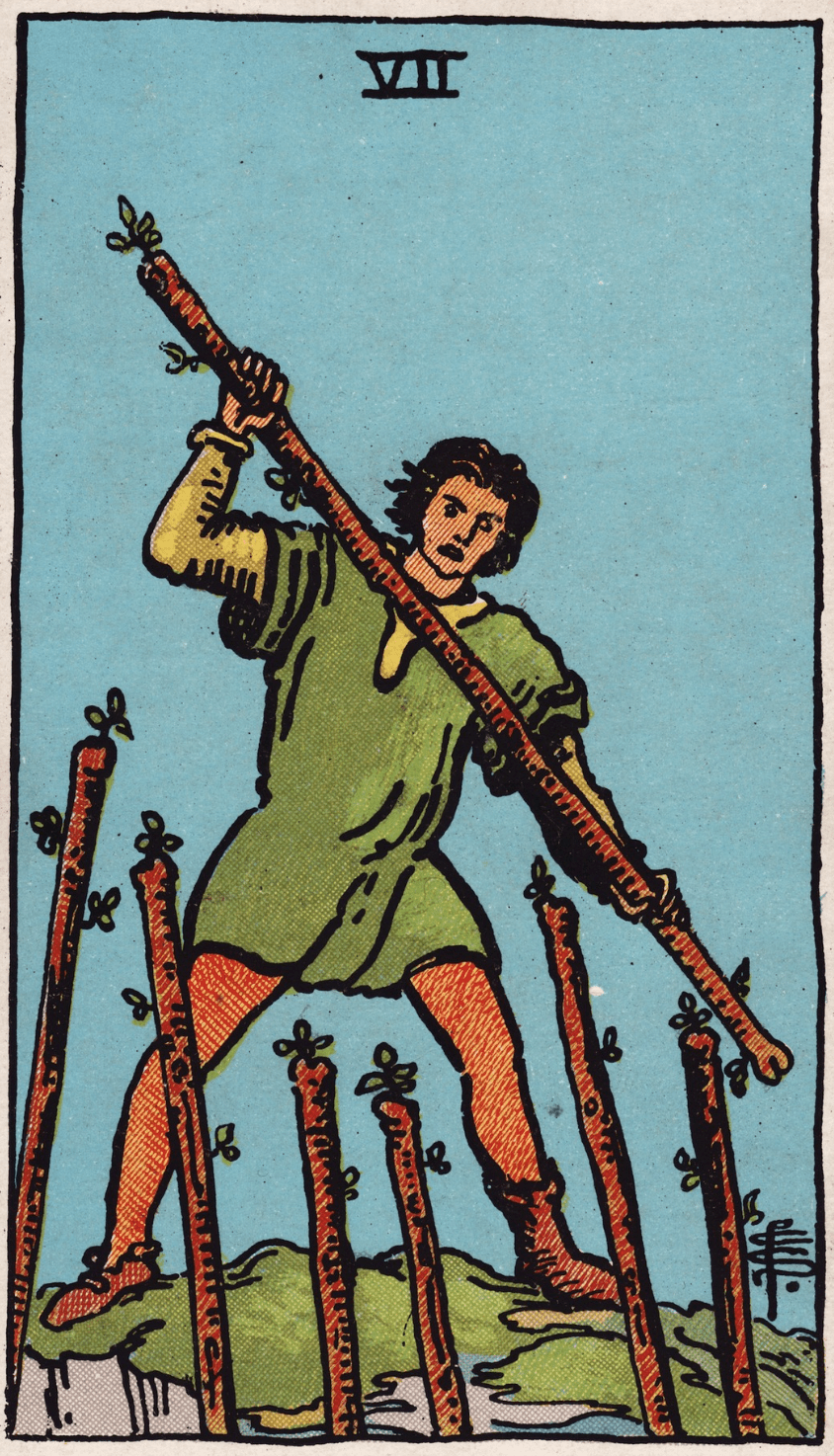 Seven of Wands: Yes or No