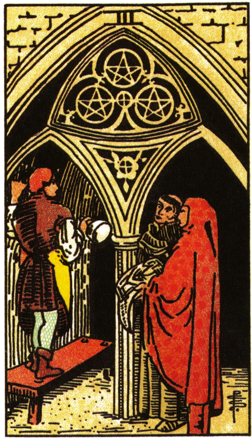 Three of Pentacles: Symbolism & Imagery