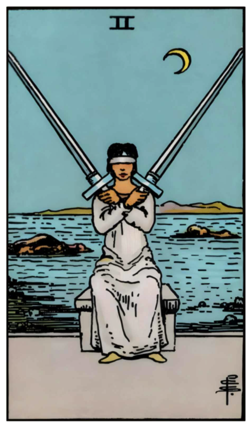 Two of Swords: Keywords & Overview